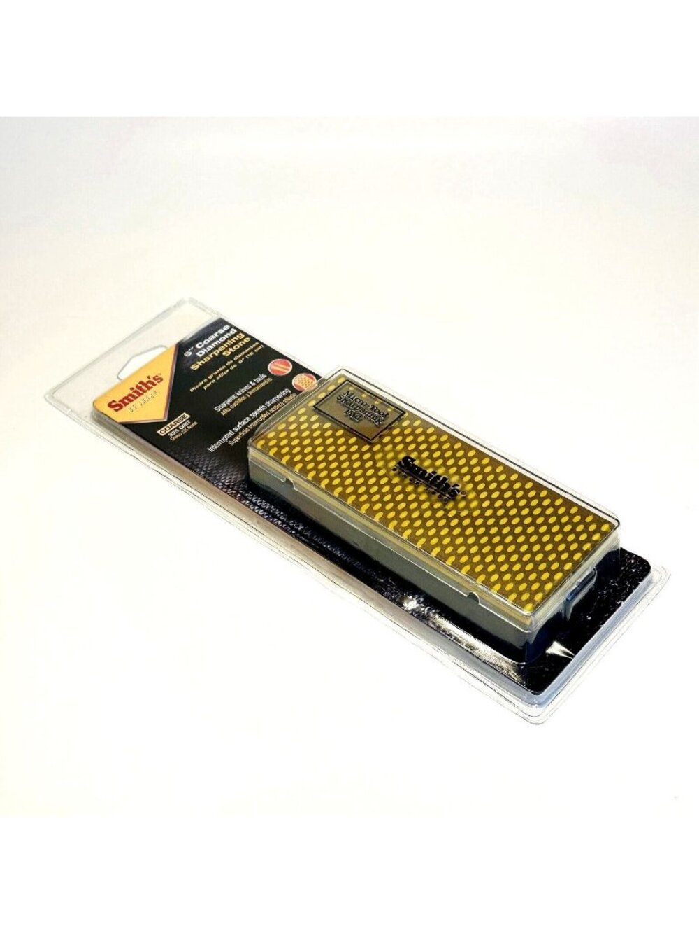 Smith's Diamond Bench Stone 6" Coarse 325 Grit w/ Micro-Tool Sharpening Pad DBSC